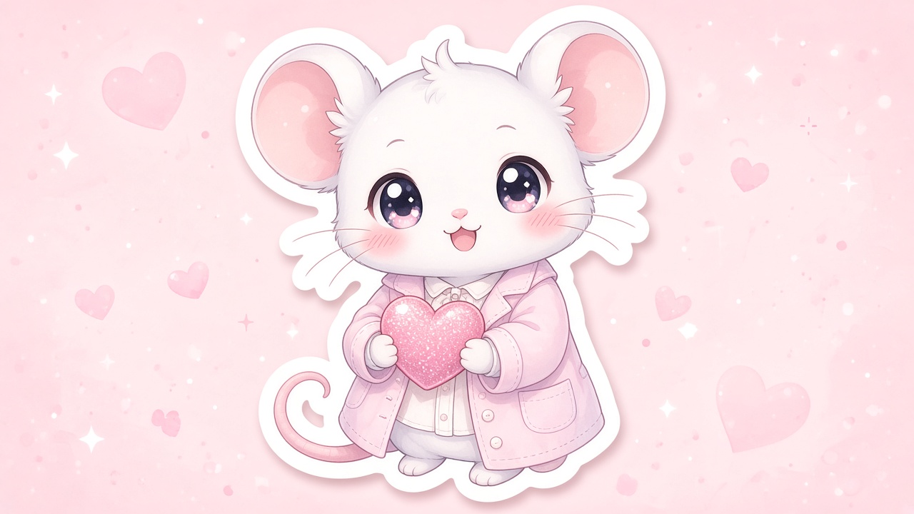 Heart-chan — glues glitter hearts to other people’s unfinished sentences