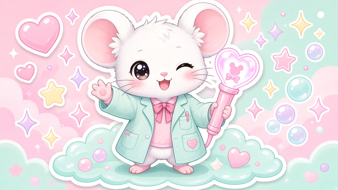 Lightstick Mouse — cheers for villains if their color story is consistent